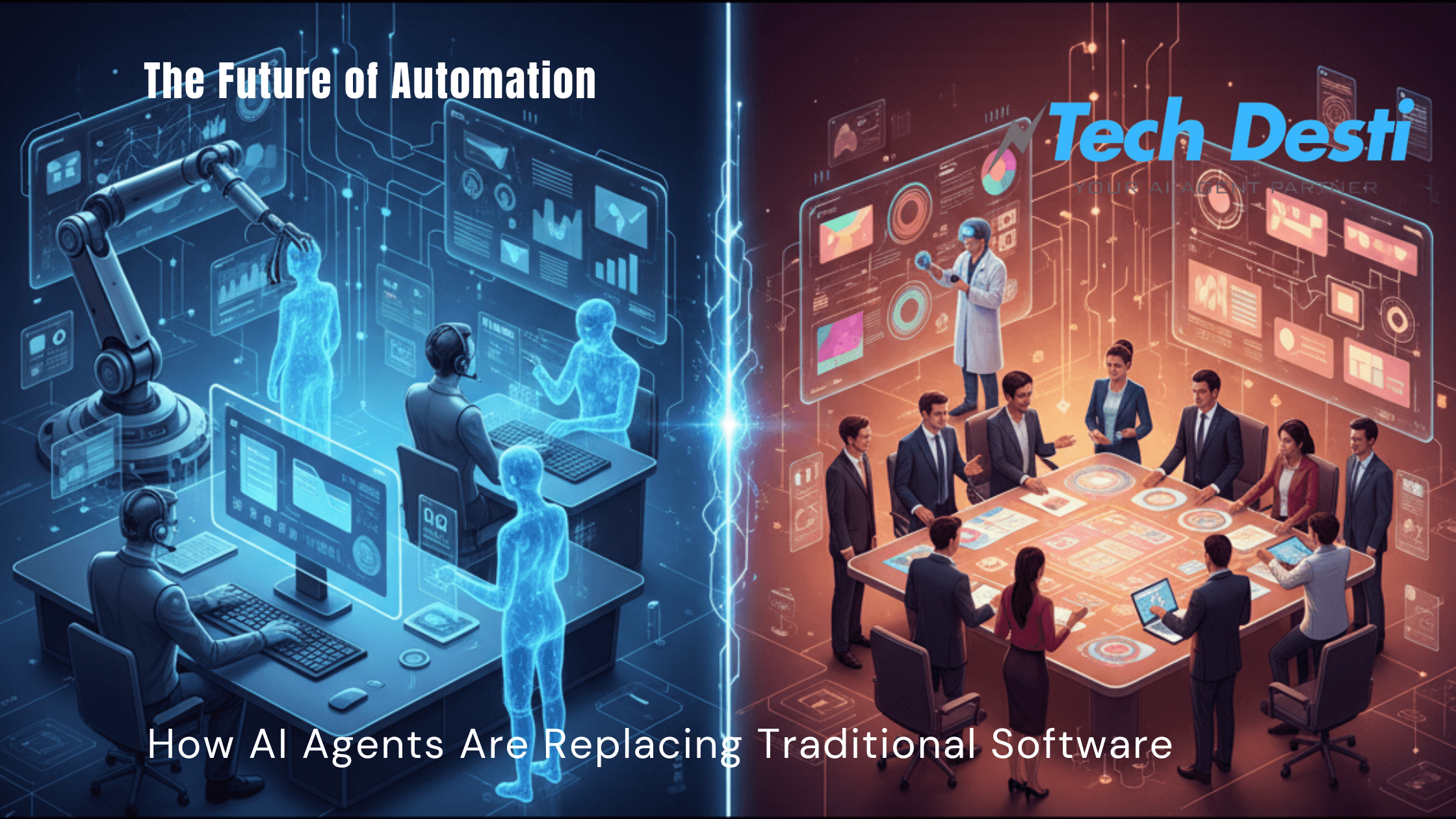 How AI Agents Are Replacing Traditional Software: The Future of Automation