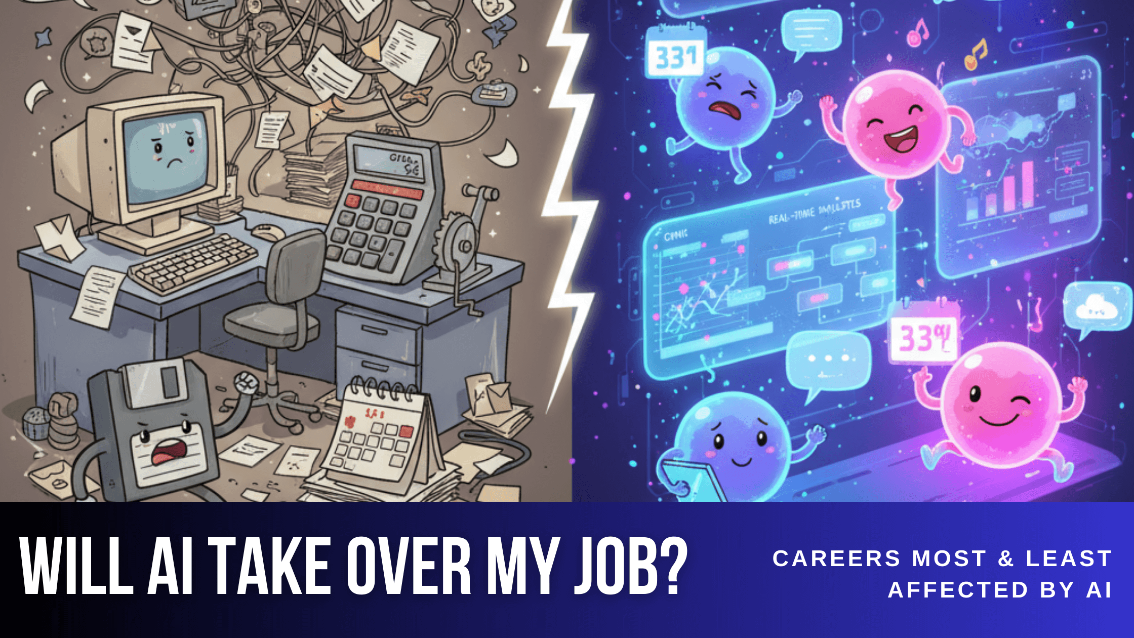 Will AI Take Over My Job? Careers Most and Least Affected by AI